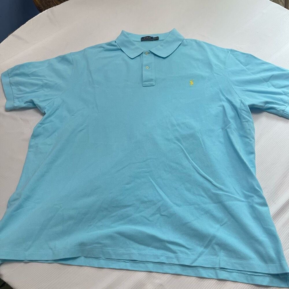 Polo Ralph Lauren Men’s Blue Short Sleeve Polo Shirt Size 3XB